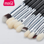 15pcs Pro Makeup Brushes Set Leather Case MSQ - KALYCY.COM