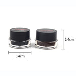 2 in 1 Coffee + Black Gel Eyeliner Make Up Waterproof Eye Liner Cosmetics Set - KALYCY.COM