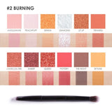 12 Colors Portable Eyeshadow Palette FOCALLURE - KALYCY.COM