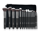 15pcs Pro Makeup Brushes Set Leather Case MSQ - KALYCY.COM