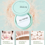 BY NANDA 3 Colore Translucent Pressed Powder Con Soffio Liscia Viso Trucco Prodotti di base Impermeabile Cipria In Polvere - KALYCY.COM