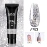 Glitter Poly Nail Gel15ml ROSALIND