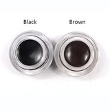 2 in 1 Coffee + Black Gel Eyeliner Make Up Waterproof Eye Liner Cosmetics Set - KALYCY.COM